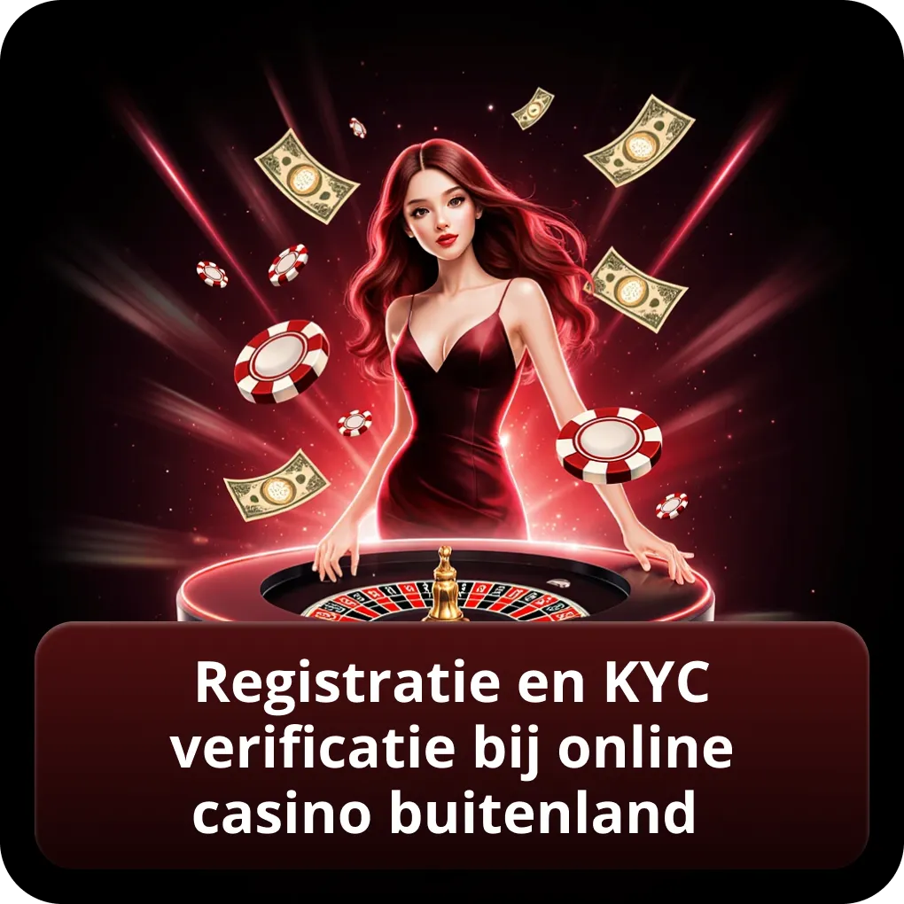 Registratie en KYC verificatie bij online casino buitenland