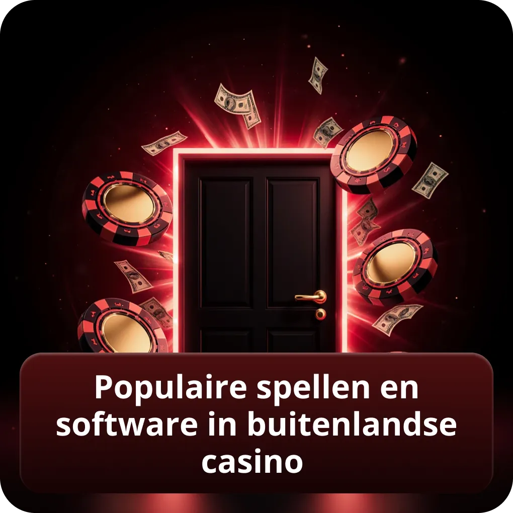 Populaire spellen en software in buitenlandse casino